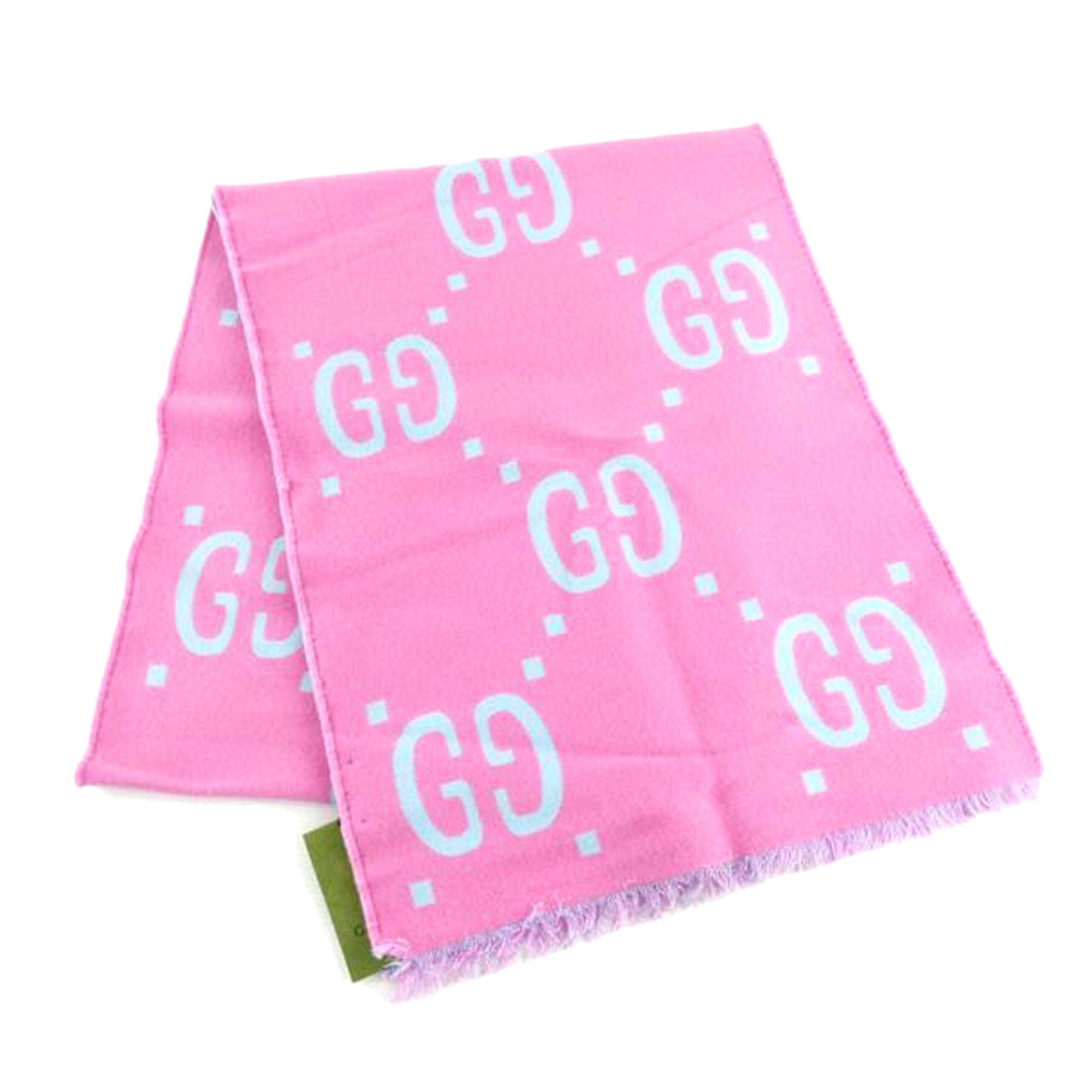 GUCCI グッチ/GGジャガード ウールシルク スカーフ//35×190cm/Aランク/64