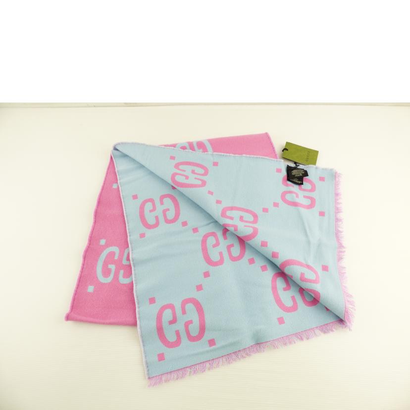 GUCCI グッチ/GGジャガード ウールシルク スカーフ//35×190cm/Aランク/64