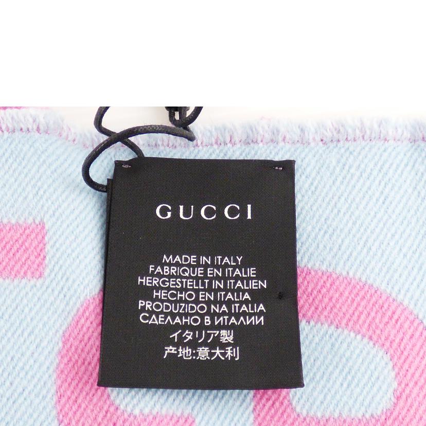 GUCCI グッチ/GGジャガード ウールシルク スカーフ//35×190cm/Aランク/64
