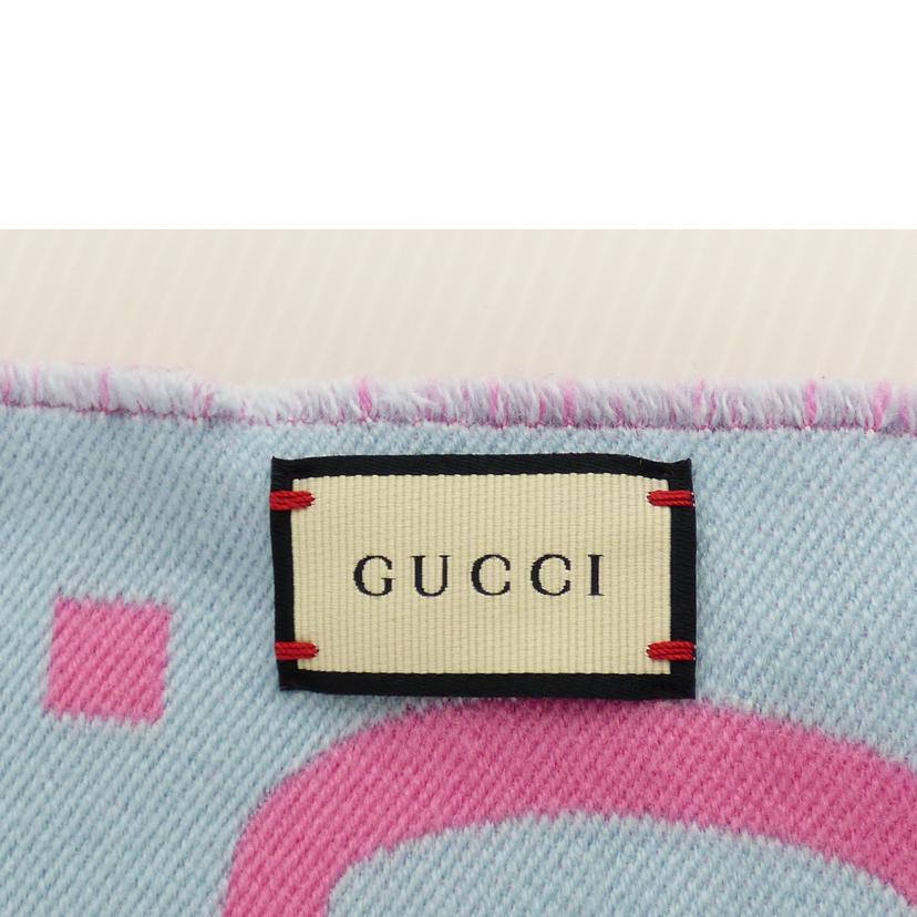 GUCCI グッチ/GGジャガード ウールシルク スカーフ//35×190cm/Aランク/64