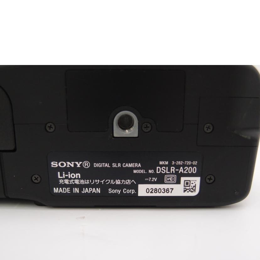 SONY ソニー/Wズームレンズキット/デジタル一眼レフ/α200/DSLR-A200//0280367/ABランク/69