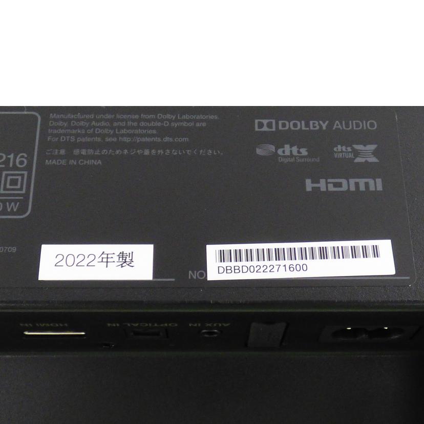 DENON デノン/サウンドバー/DHT-S216/DHT-S216//DBBD02271600/Aランク/64