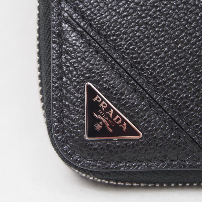 PRADA プラダ/レザーオーガナイザー/黒/2ML220//62B/Aランク/78