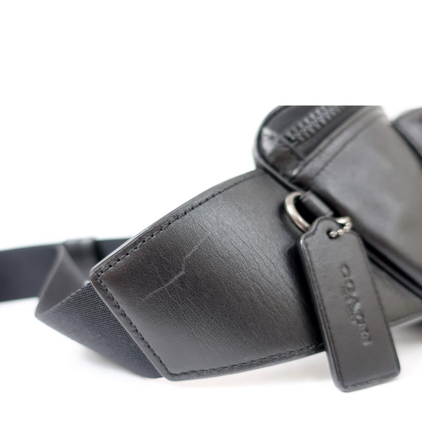 COACH コーチ/ボディーバッグ ブラック/F75776//Aランク/65