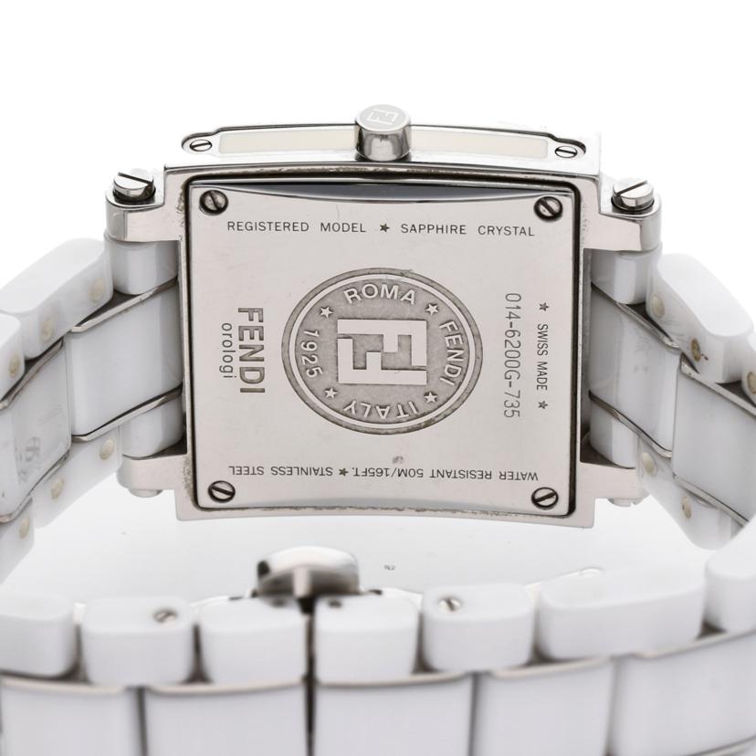 FENDI FENDI/クアドロ/デイト/クオーツ/6200G//014-735/ABランク/75