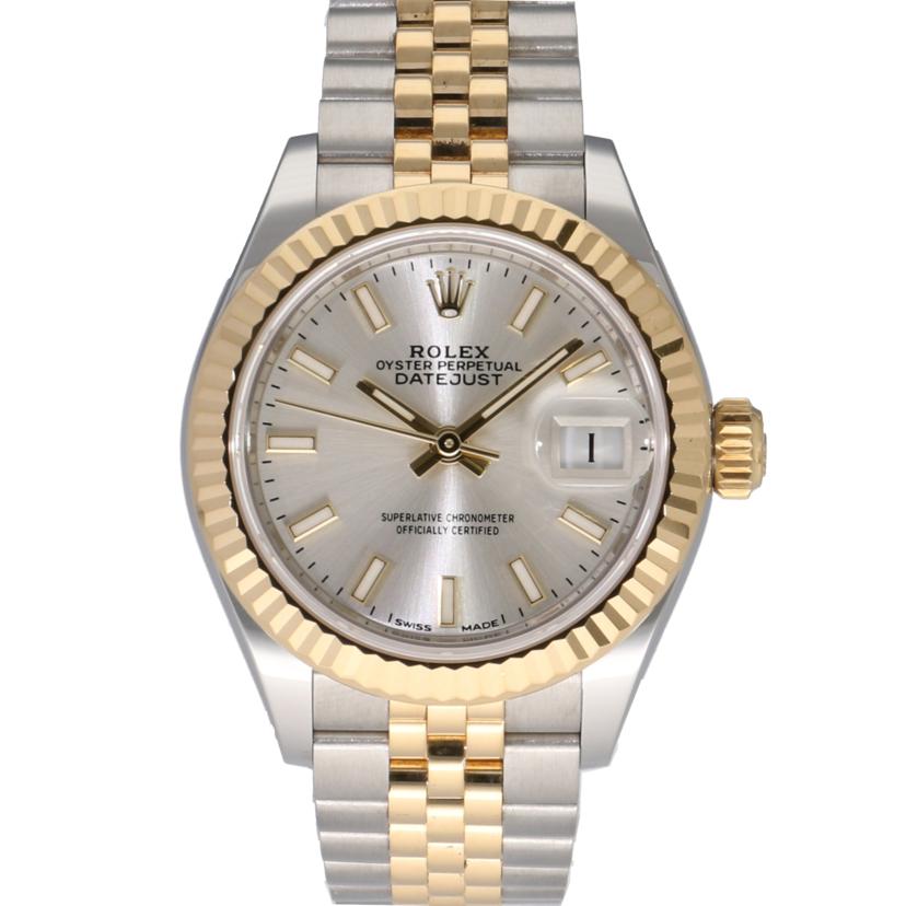 ROLEX ロレックス 腕時計 新品仕上済 ランダムシリアル ギャラ2017年日付 K18YG ステンレス 自動巻き/デイトジャスト・レディース/SS×YG/ランダム番/279173//562F66H1/Aランク/75