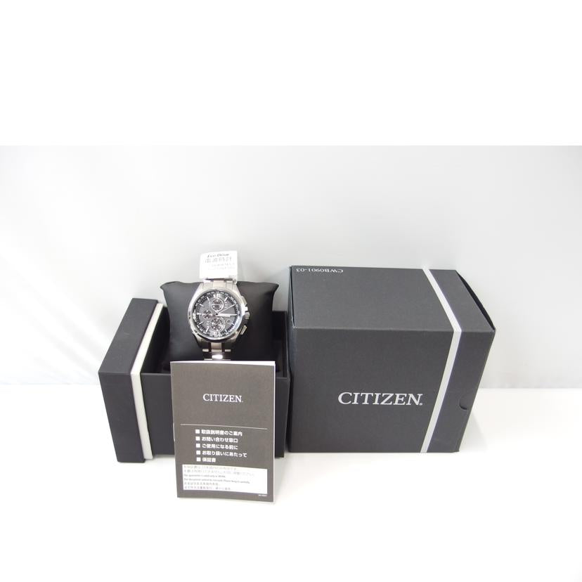 CITIZEN シチズン/アテッサ/エコドライブ/電波ソーラー/チタン/AT8040-57E//8D1000583/SAランク/83