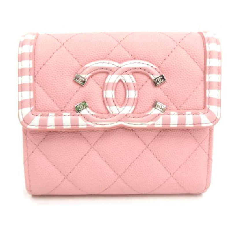 CHANEL シャネル/フィリグリーコンパクトウォレット//27314984/ABランク/82