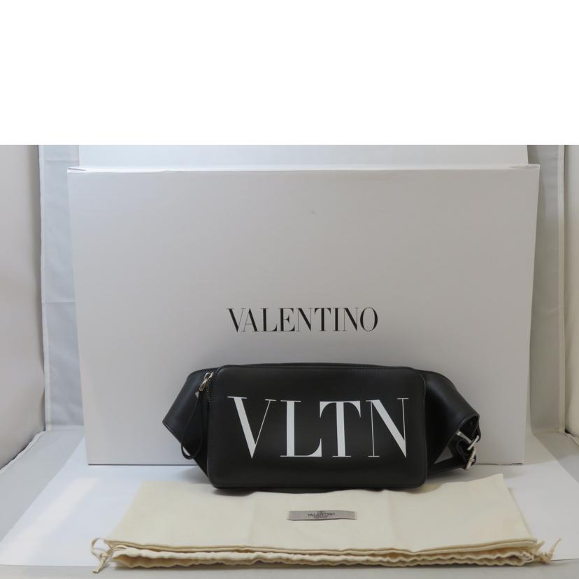 VALENTINO/VLTNレザーボディバック/ノワール/SY2B0719WJW//Aランク/90