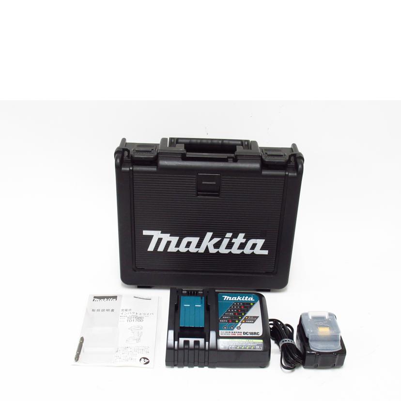 makita マキタ/充電式インパクトドライバ/マキタ・TD160D/TD160D//92728/ABランク/63