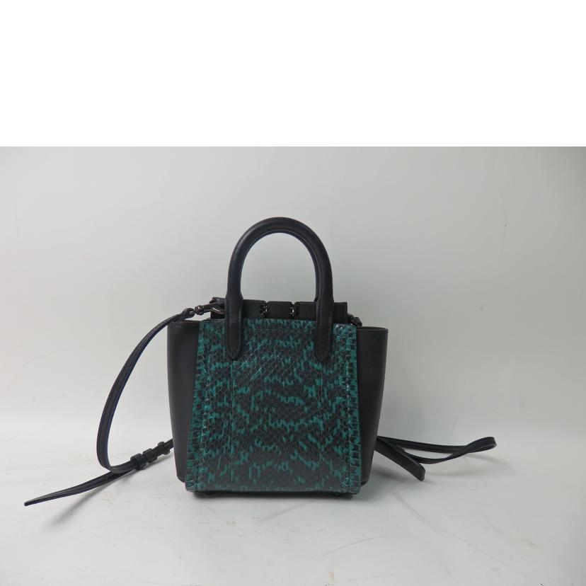 COACH コーチ/トループトート16/スネークスキン2wayミニバッグ/79295//A2080/SAランク/84