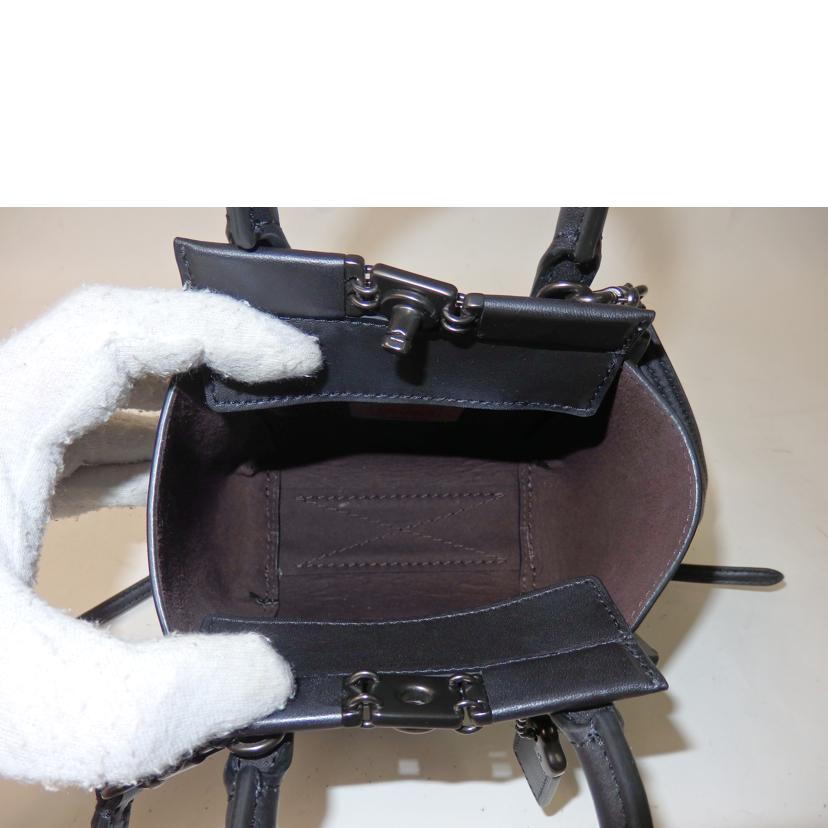 COACH コーチ/トループトート16/スネークスキン2wayミニバッグ/79295//A2080/SAランク/84