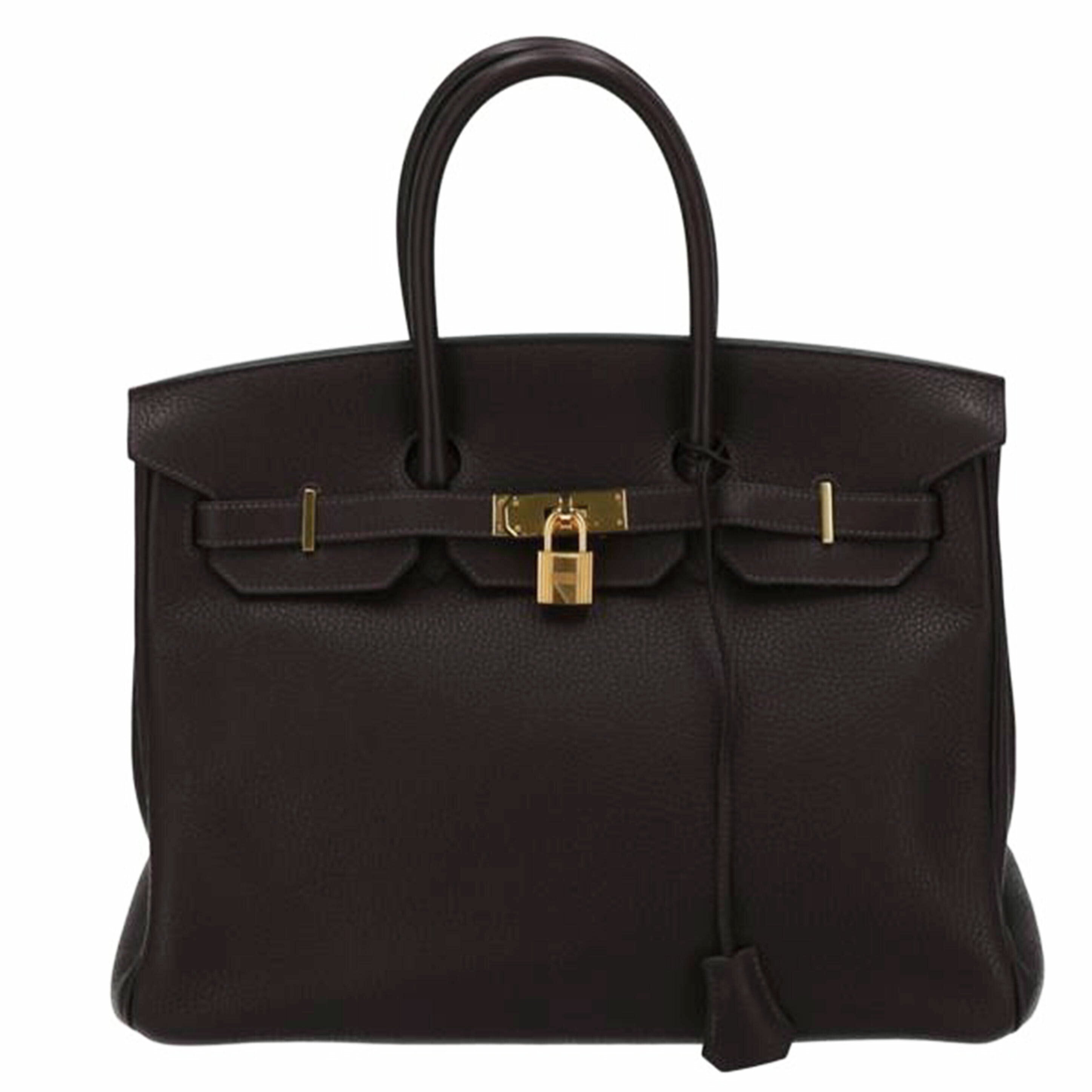 HERMES エルメス/バーキン35/レザン/トリヨンクレマス /G金具//D刻印 HA858 PM/Aランク/75