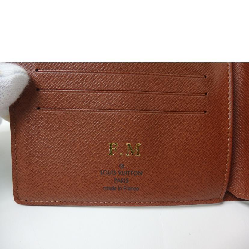 LV ルイヴィトン/ポルトフォイユ・フロリン/モノグラム/イニシャル/M60026//SP3089/Aランク/84
