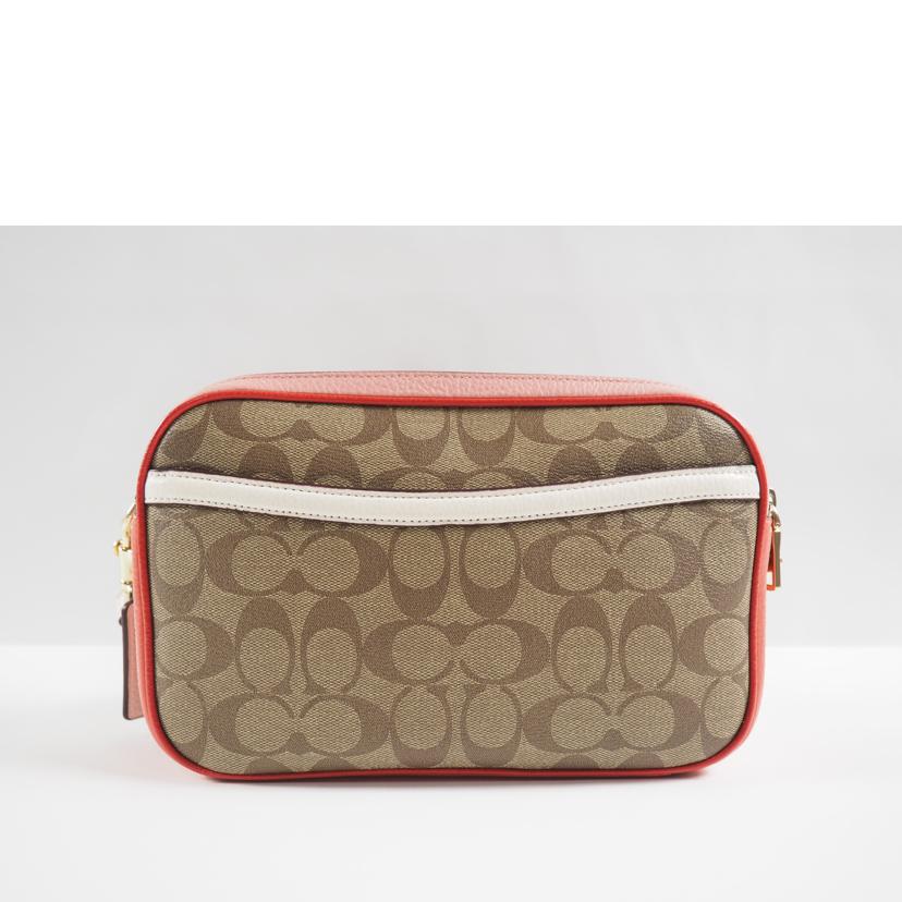 COACH コーチ/ショルダーB/シグネチャー LOVE/カーキxチョークマルチ/C2808//SAランク/79