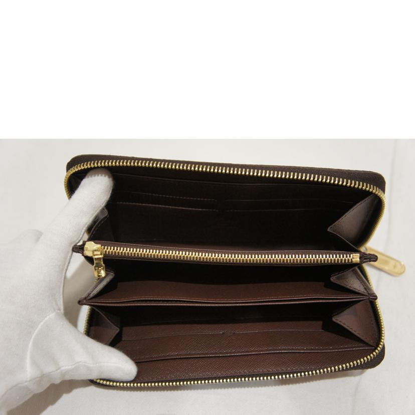 LOUIS VUITTON ルイ・ヴィトン/ジッピーウォレット/ダミエ/エベヌ /N60015//CA0196/Aランク/94