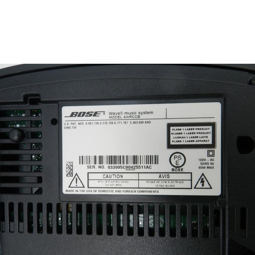 BOSE ボーズ/Wave music system/CDラジオ/AWRCCB+CDチェンジャー//425511AC/Aランク/69