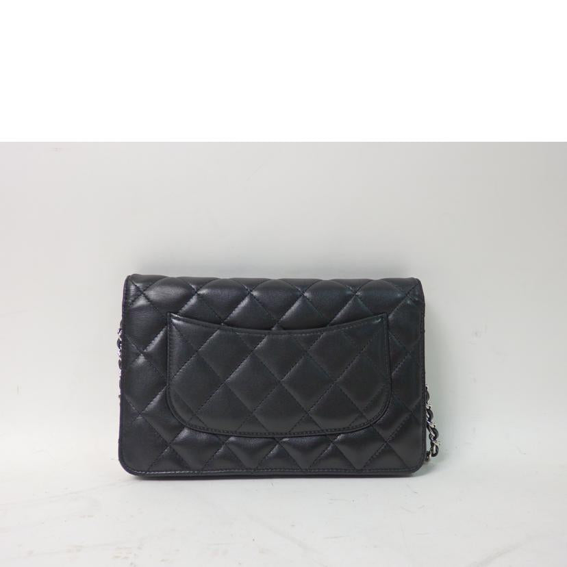 CHANEL シャネル/マトラッセチェーンウォレット/ラムスキン/シルバー金具/A33814//14028871/ABランク/84