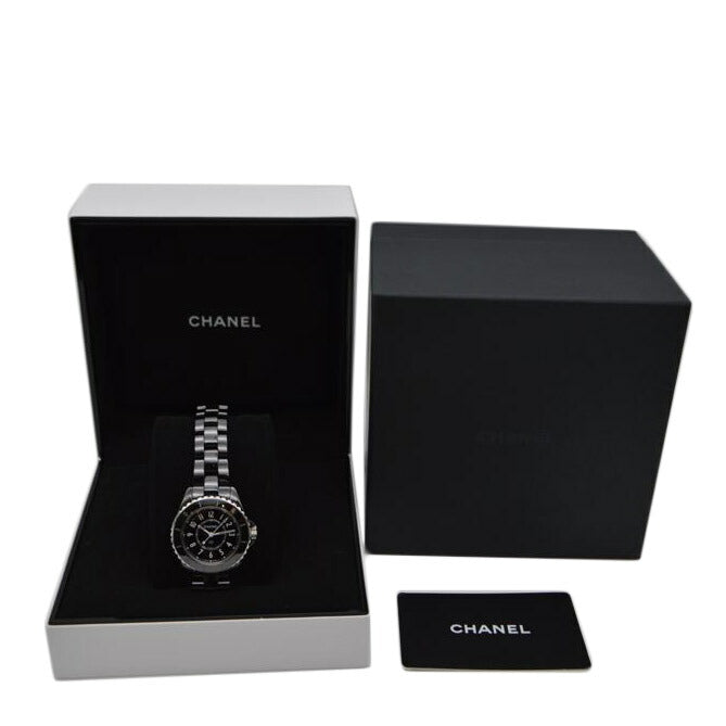 CHANEL シャネル/J12セラミックレディースクォーツ33mm/H5695//QPM*****/Aランク/89