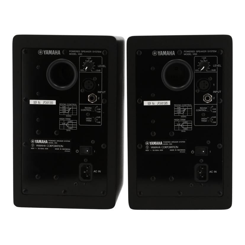 YAMAHA ヤマハ/アンプ内蔵モニタースピーカー/2本/HS5//JFCK01393/01385/Bランク/70