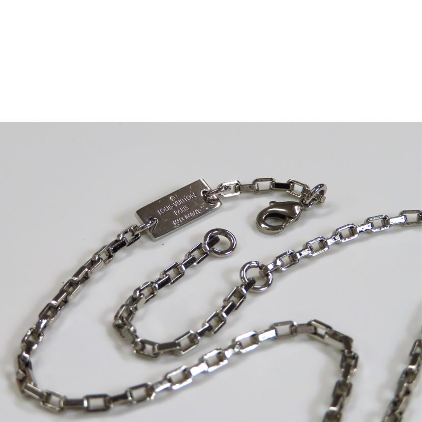 LOUIS VUITTON ルイヴィトン/コリエ ダミエカラーズ ロゴネックレス/M62490//Aランク/81