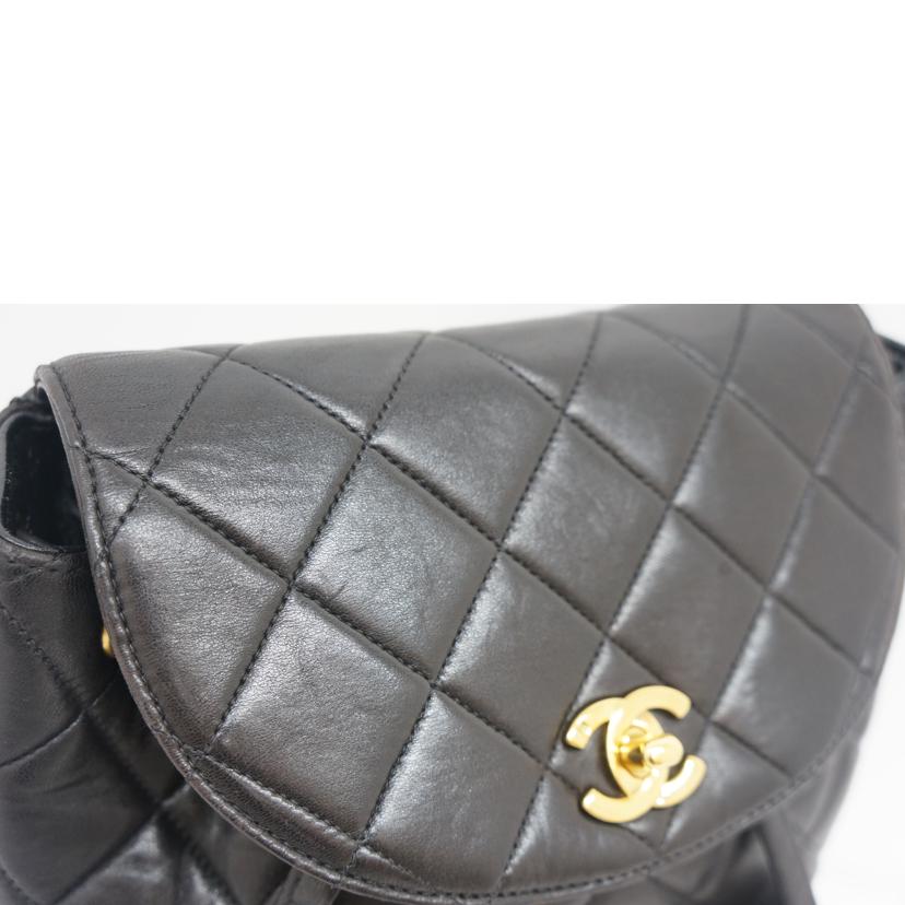 CHANEL シャネル/マトラッセ/ラムスキン/ミニバックパック/GD金具//6744958/ABランク/09