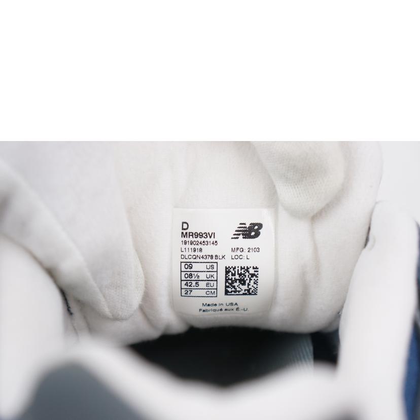 New Balance ニューバランス/NB スニーカー USA/MR993VI//ABランク/67