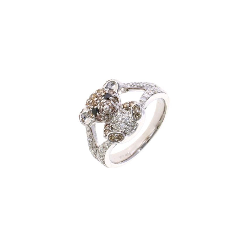 / K18WGダイヤリング0.60ct//Aランク/75