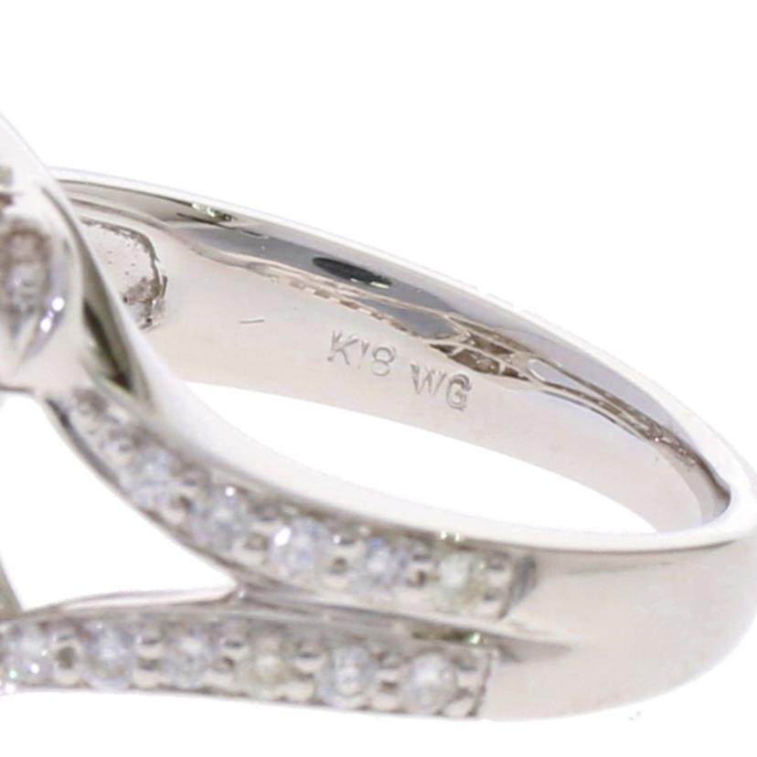 / K18WGダイヤリング0.60ct//Aランク/75