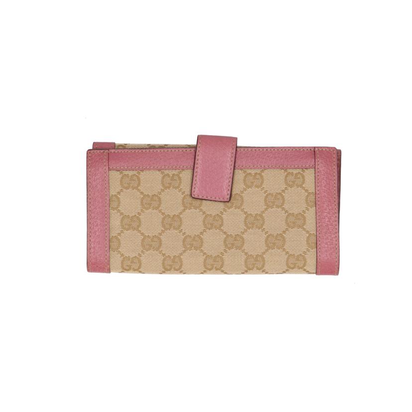 GUCCI グッチ/GGキャンバスWホック長財布/153211//1408/Bランク/75