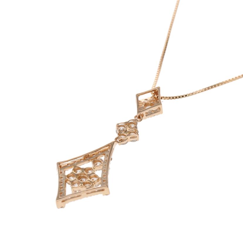 / K18ダイヤネックレス1.00ct//Aランク/77