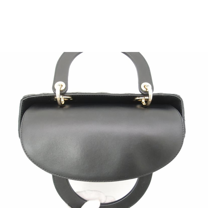 ChristianDior クリスチャンディオール ハンドバック ショルダーバッグ 斜め掛け 肩掛け ゴールド金具 レディース/レディディオールハンド/ミディアム/カナージュラムスキン/M0565ONGE//MA0***/SAランク/69