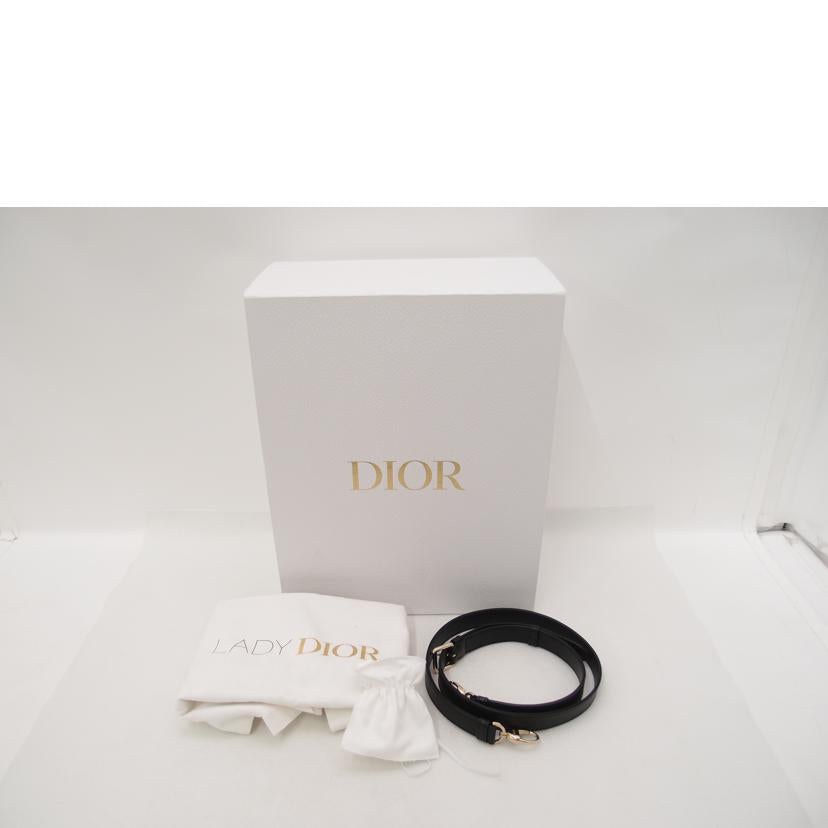 ChristianDior クリスチャンディオール ハンドバック ショルダーバッグ 斜め掛け 肩掛け ゴールド金具 レディース/レディディオールハンド/ミディアム/カナージュラムスキン/M0565ONGE//MA0***/SAランク/69