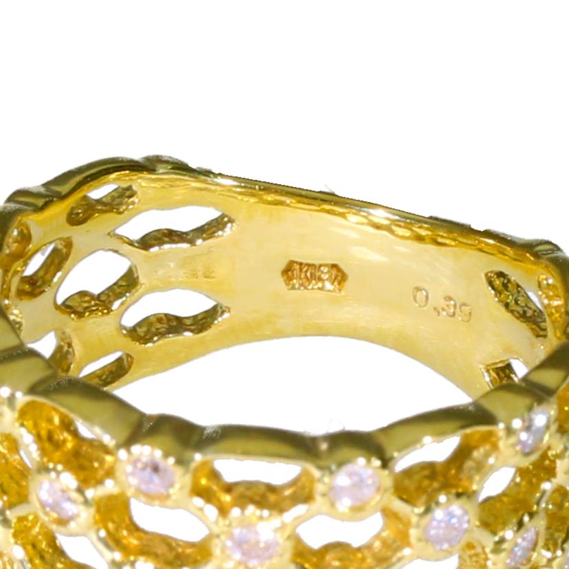 / K18ダイヤリング0.39ct//Aランク/88