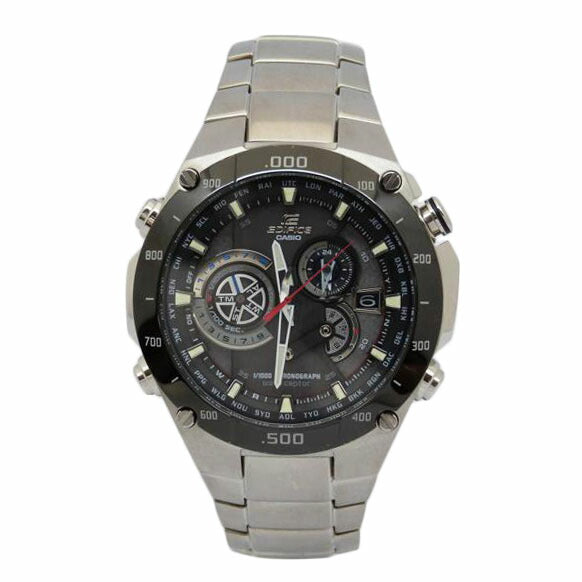 CASIO カシオ/クロノグラフ電波ソーラーウォッチ/EQW-M1100-1AJF//262052/ABランク/03