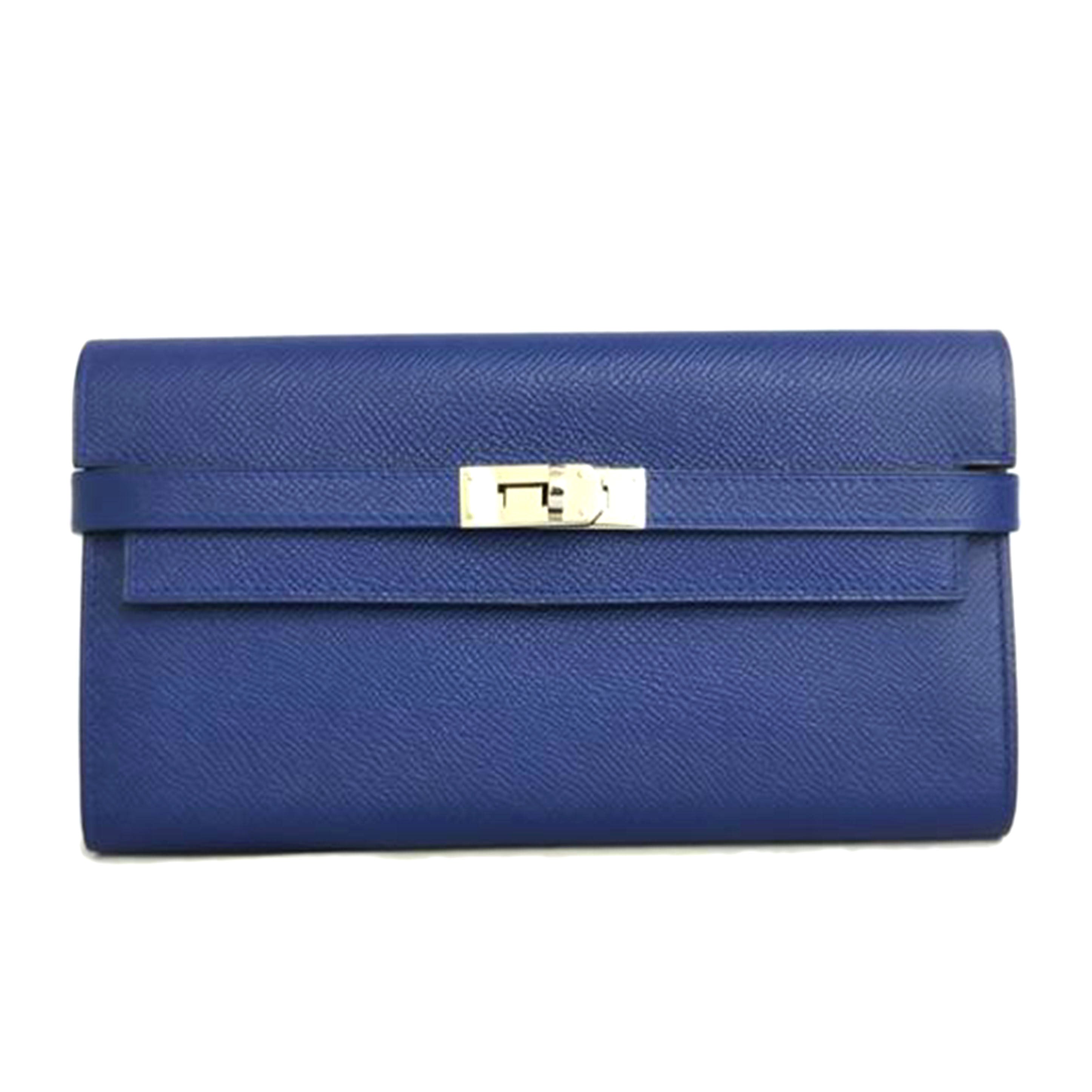 HERMES エルメス/クラッシックケリーウォレット/ヴォーエプソン/ネイビー//□R刻印2014年製/Aランク/07