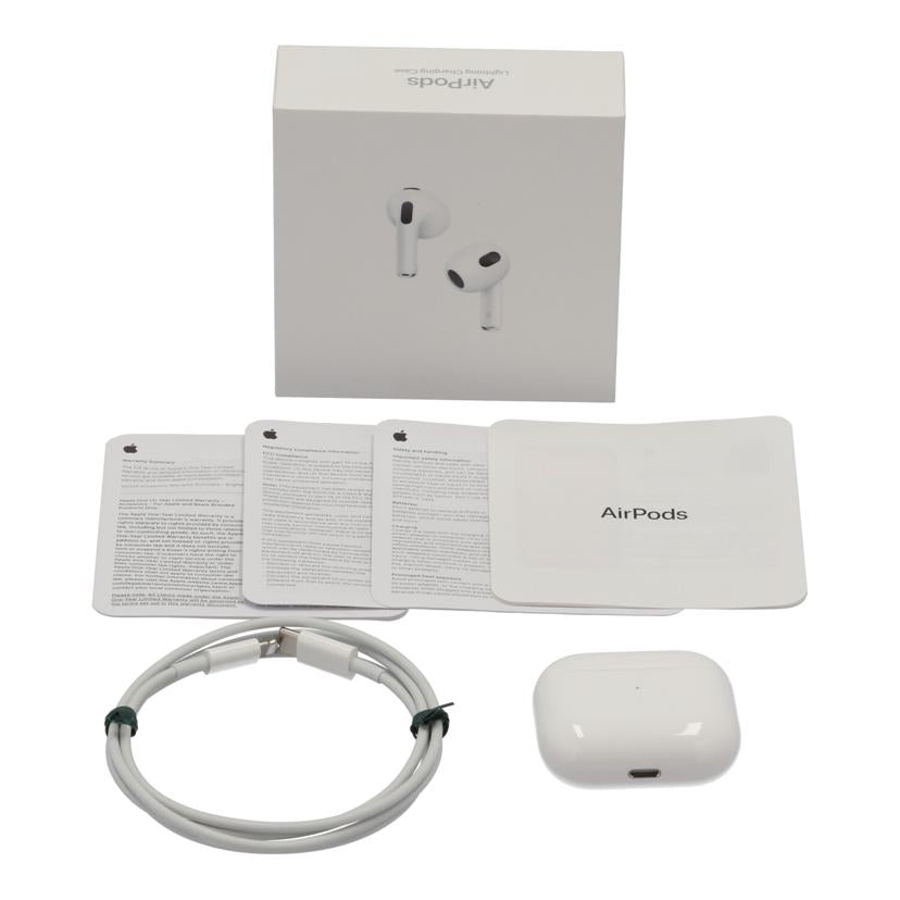 Apple アップル/AirPods 3rd Gen/MPNY3J/A//CNWJXR0XT6/Aランク/82