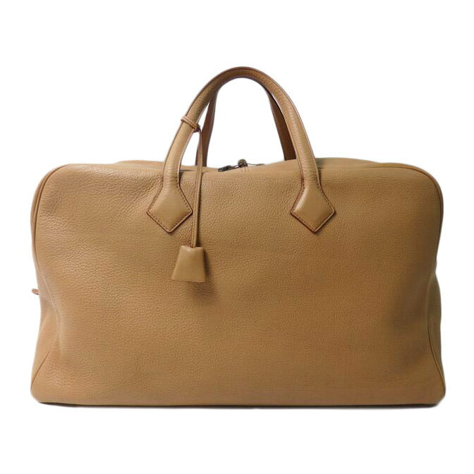 HERMES エルメス/ヴィクトリア50/トリヨンクレマンス/タバックキャメル/SV金具//J□L刻印/ABランク/84