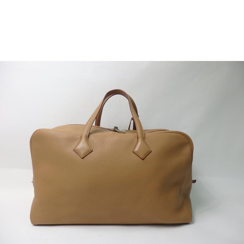 HERMES エルメス/ヴィクトリア50/トリヨンクレマンス/タバックキャメル/SV金具//J□L刻印/ABランク/84
