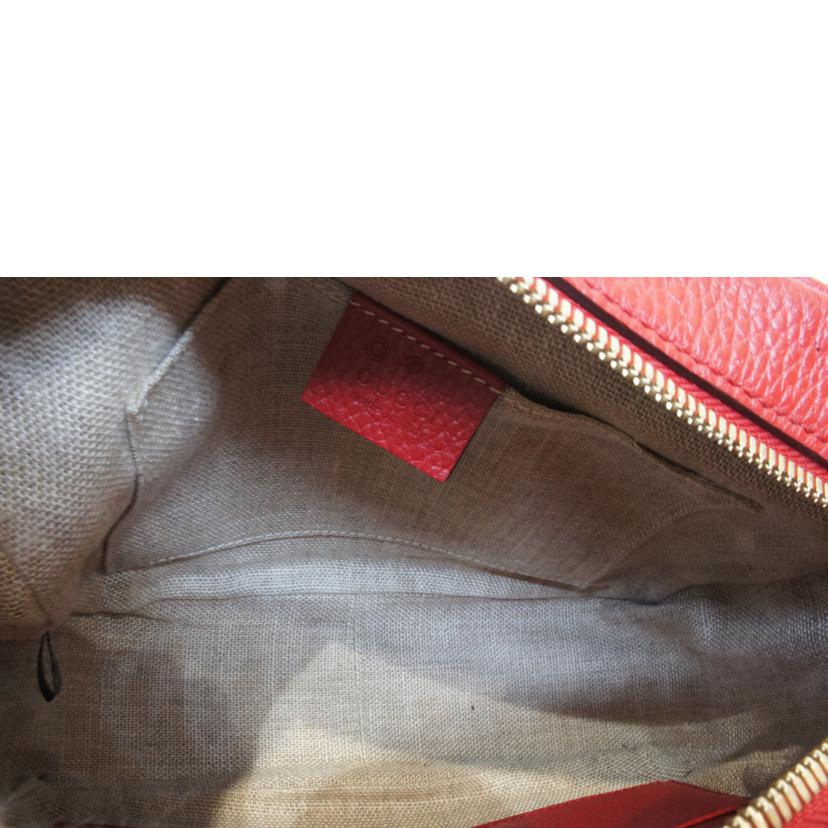 GUCCI グッチ/GGキャンバスショルダーレッド/449413//213317/ABランク/92