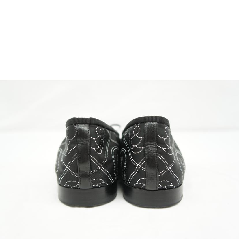 CHANEL シャネル/カメリアフラットパンプス/ブラック/G02819//ABランク/05