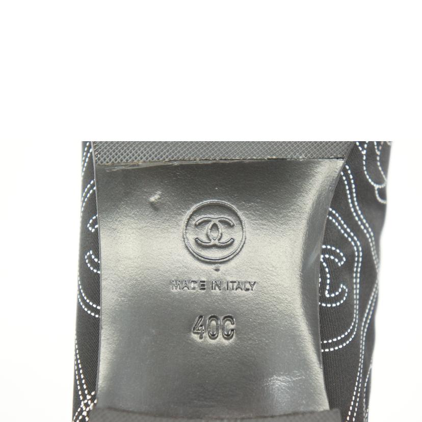 CHANEL シャネル/カメリアフラットパンプス/ブラック/G02819//ABランク/05