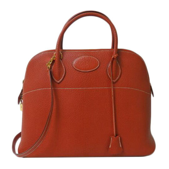 HERMES エルメス/ボリード37/シェーブル/ブリック/GD金具/032454CC-36//□G U.34/ABランク/84