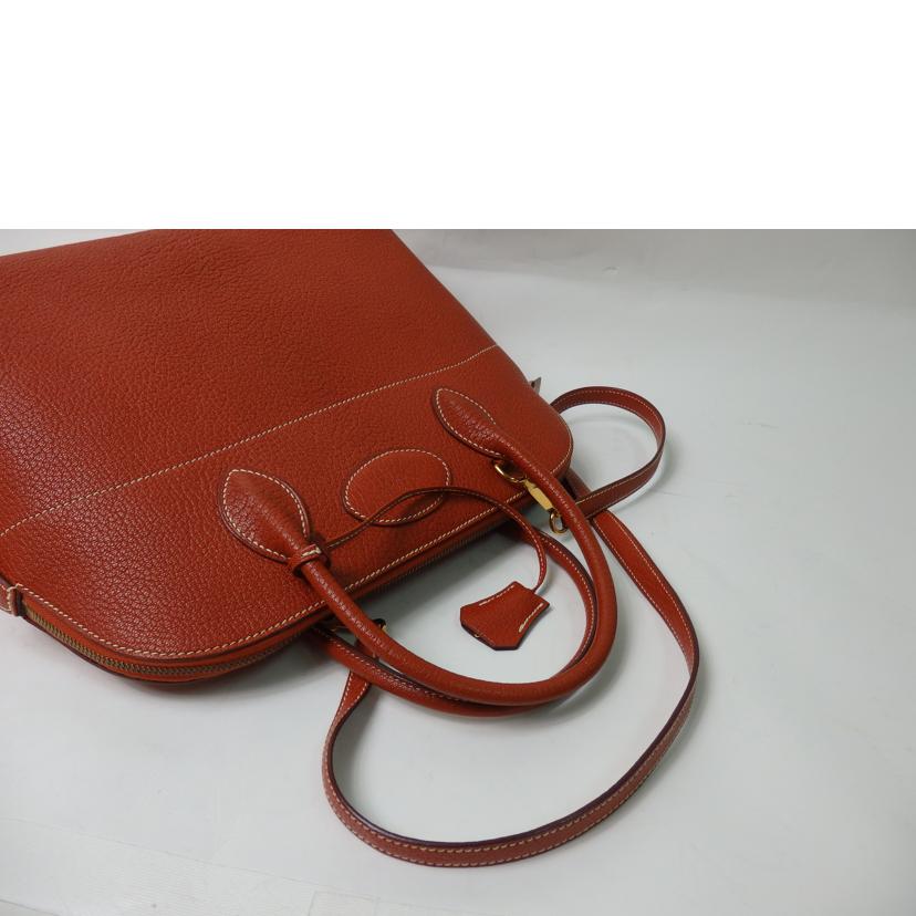 HERMES エルメス/ボリード37/シェーブル/ブリック/GD金具/032454CC-36//□G U.34/ABランク/84