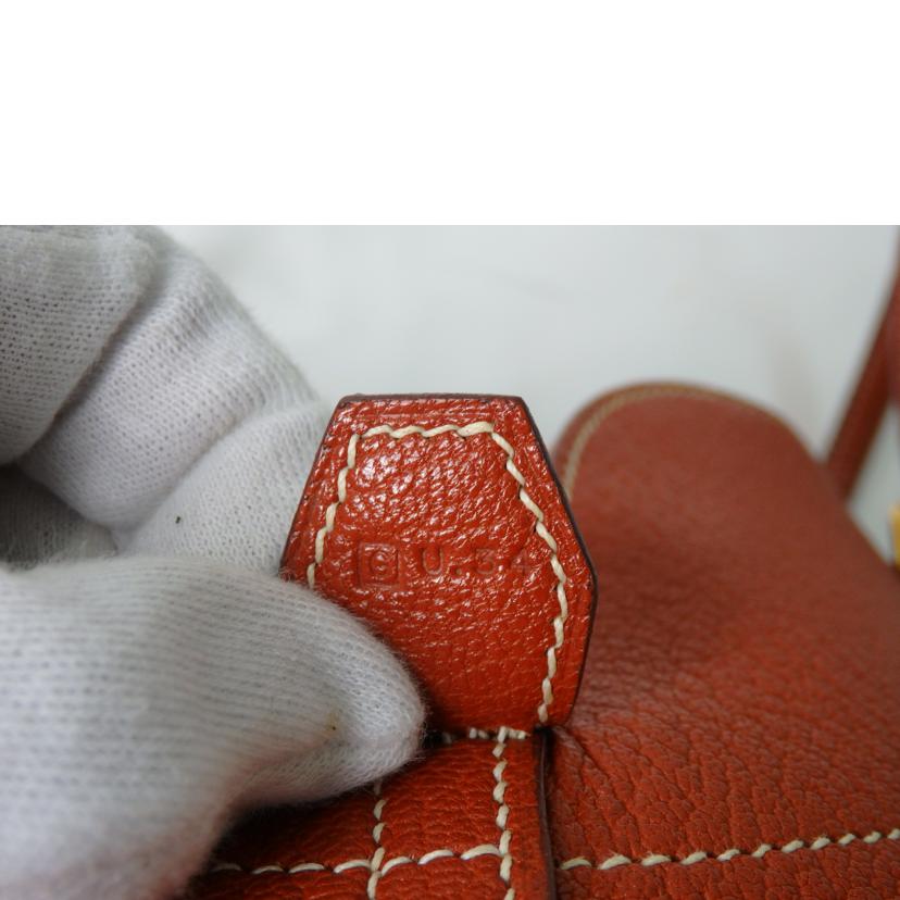 HERMES エルメス/ボリード37/シェーブル/ブリック/GD金具/032454CC-36//□G U.34/ABランク/84