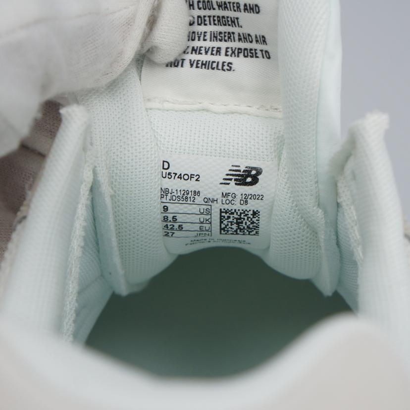 new balance ニューバランス/スニーカー 574/27.0cm/ホワイトベージュ/U574OF2//Sランク/75