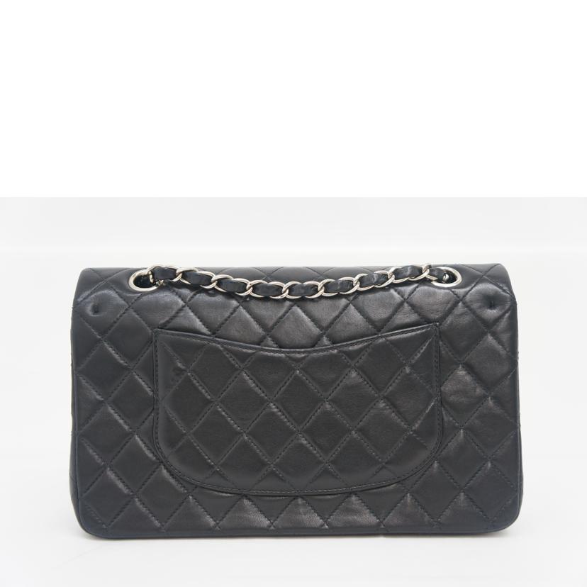 CHANEL シャネル/マトラッセ/Wフラップチェーンショルダー/黒/SV金具/A01112//7136737/Aランク/09