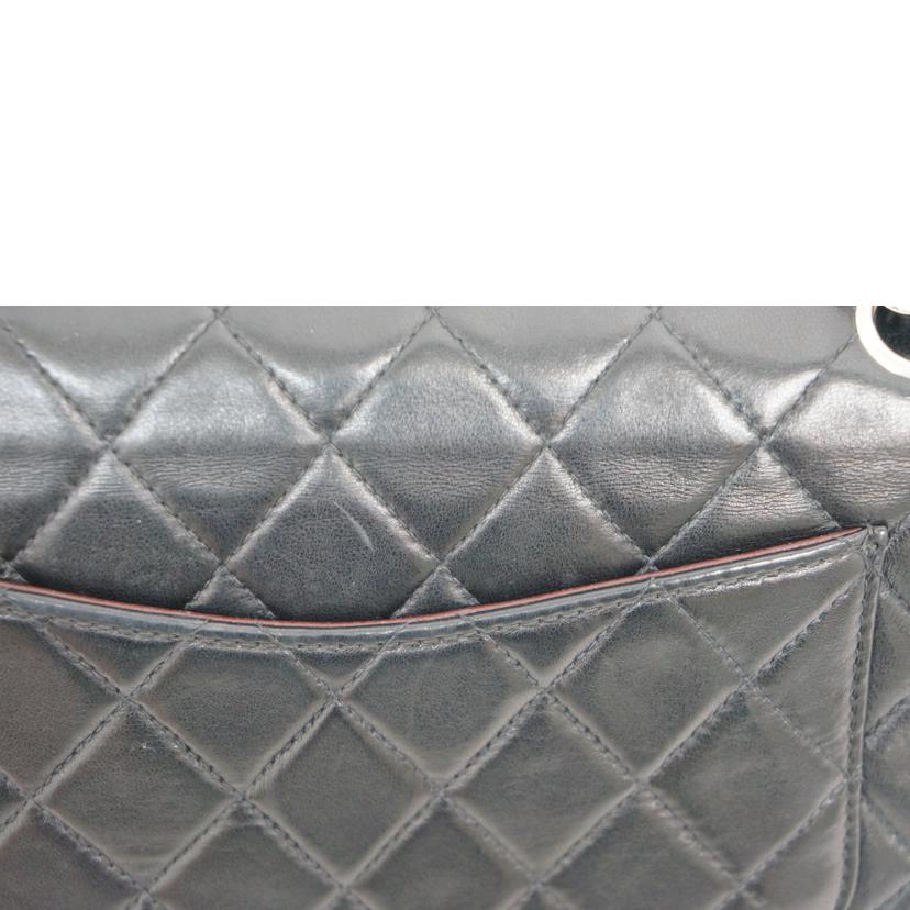 CHANEL シャネル/マトラッセ/Wフラップチェーンショルダー/黒/SV金具/A01112//7136737/Aランク/09