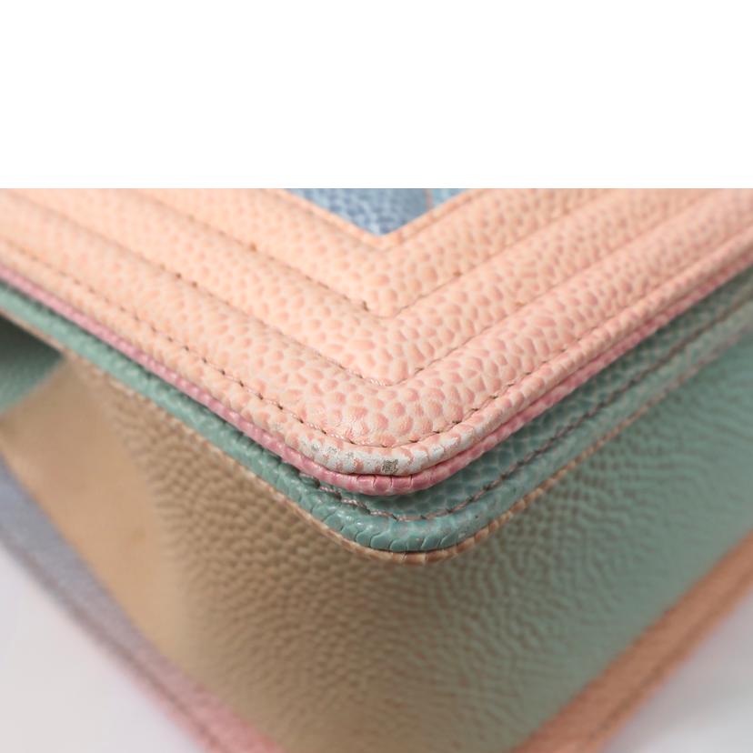CHANEL シャネル/ボーイシャネルチェーンショルダー 斜め掛け ハンド パステルカラー/A67086//25587928/ABランク/65