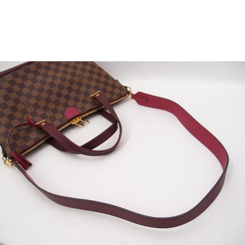 LOUIS VUITTON ルイヴィトン 市松模様 ハンド 肩掛け 2WAY/ハイドパーク/ダミエ・エベヌ/フューシャ/N41015//AH0147/SAランク/69